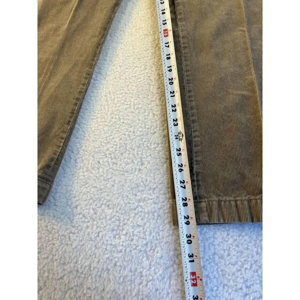 LL Bean Corduroy Pants Mens Size 40x32  Brown Straight Leg‎ Casual Natural Fit